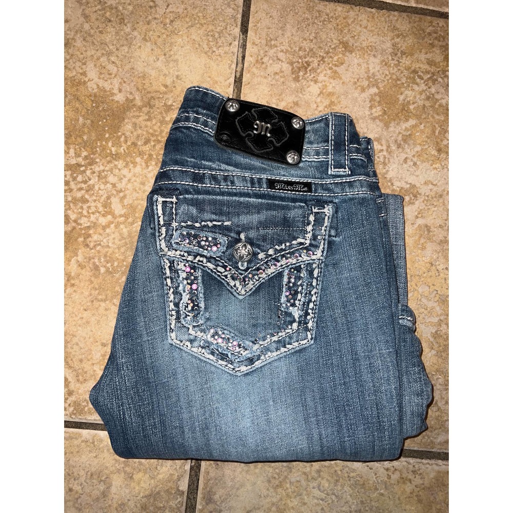 Miss Me Easy Boot Jeans Size 27 - Picture 1 of 4